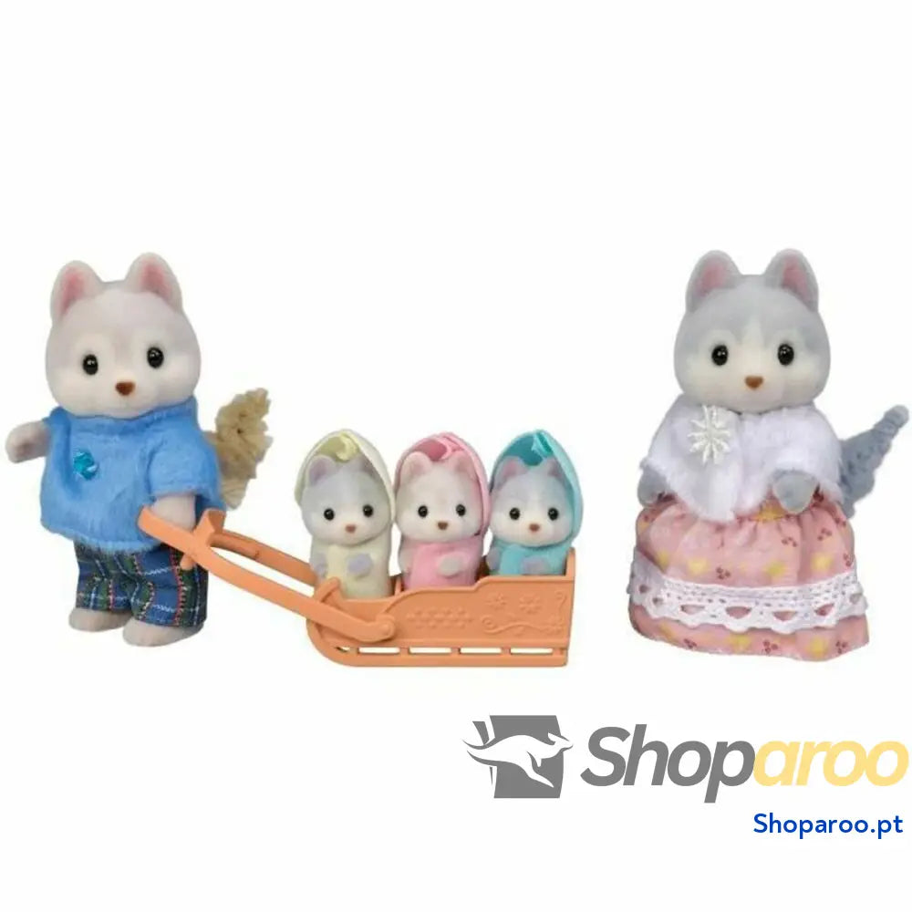 Conjunto de Bonecos Sylvanian Families The Husky Family