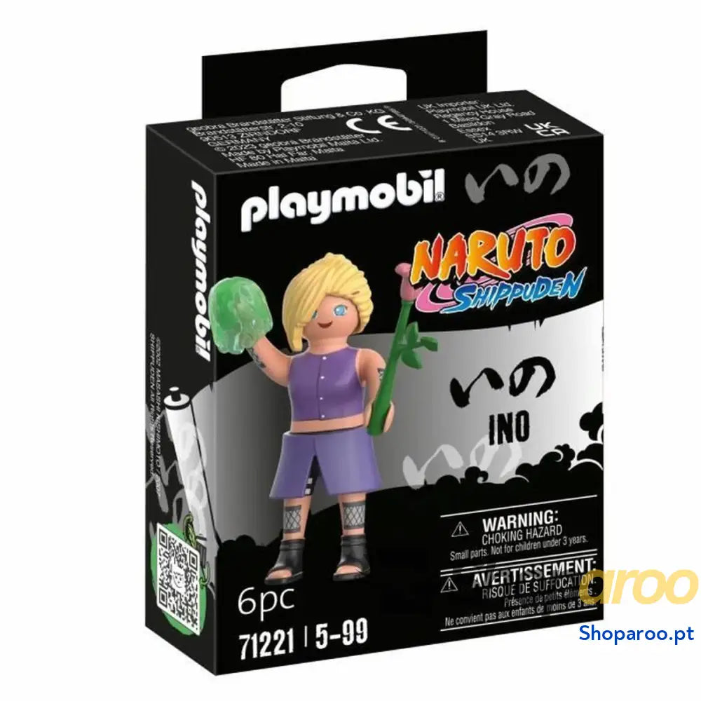 Conjunto de brinquedos Playmobil 71221 Naruto Shippuden Plástico 6 Peças