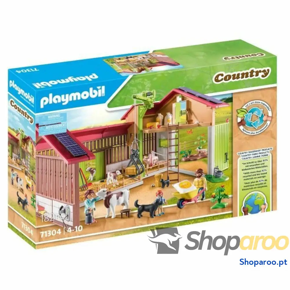 Conjunto de brinquedos Playmobil Country Plástico