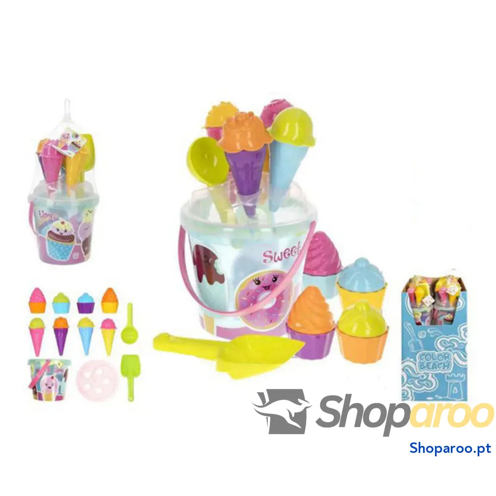 Conjunto de brinquedos praia Colorbaby (20 pcs)