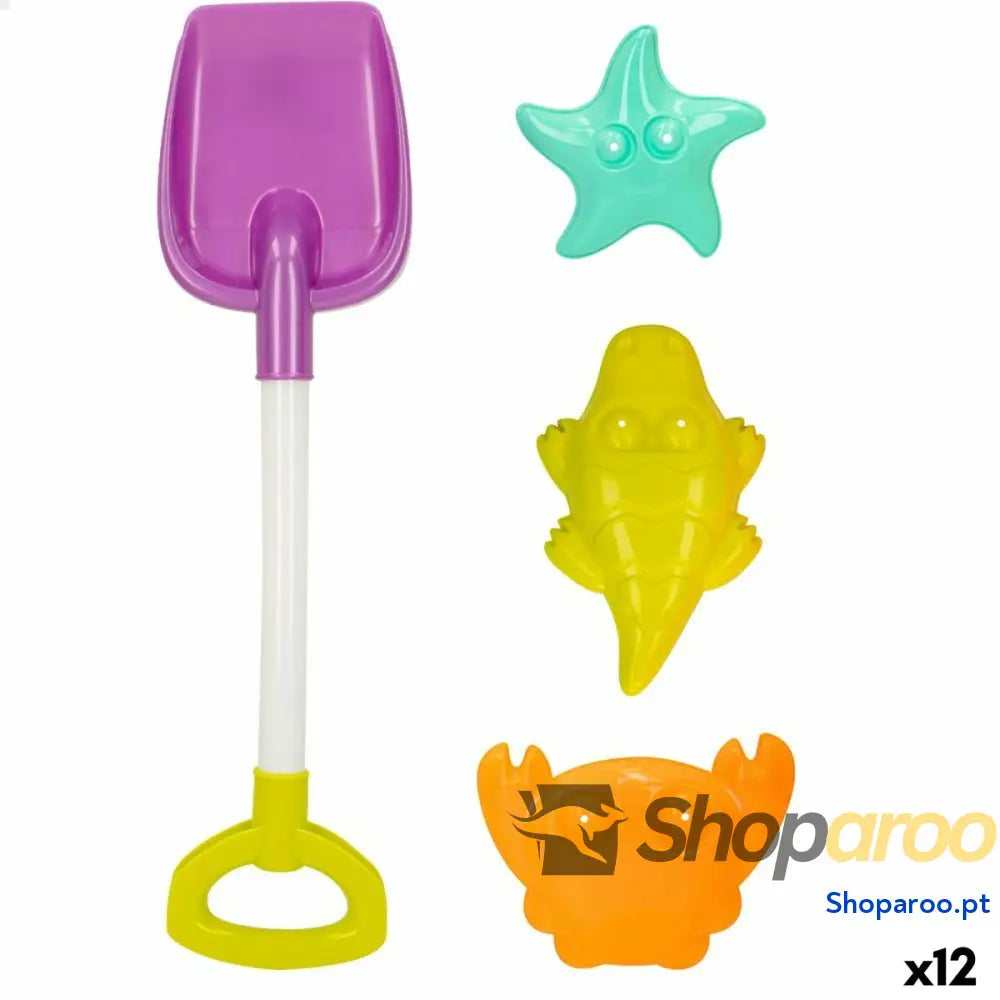 Conjunto de brinquedos praia Colorbaby 4 Peças Polipropileno (12 Unidades)