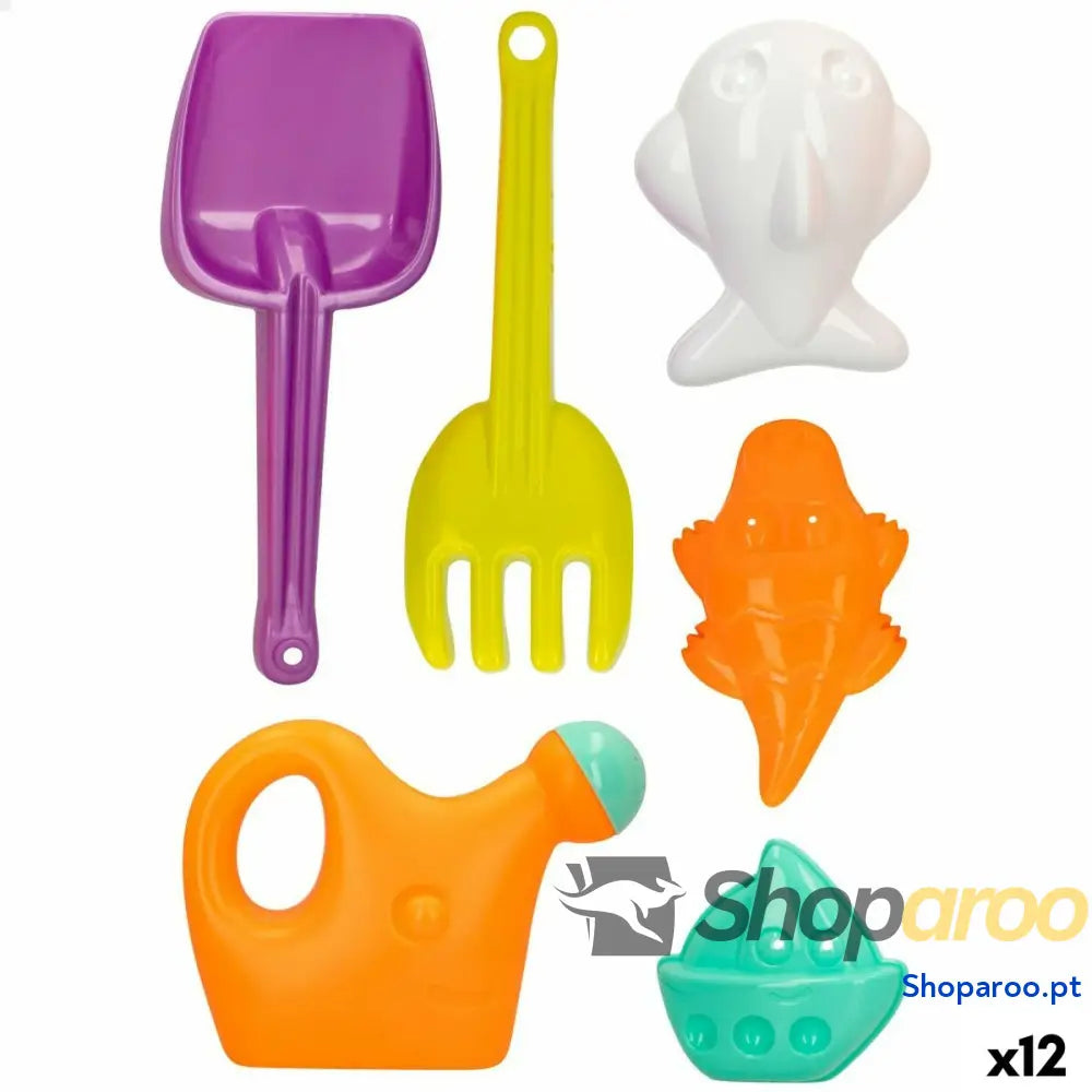 Conjunto de brinquedos praia Colorbaby 6 Peças 27 cm (12 Unidades)