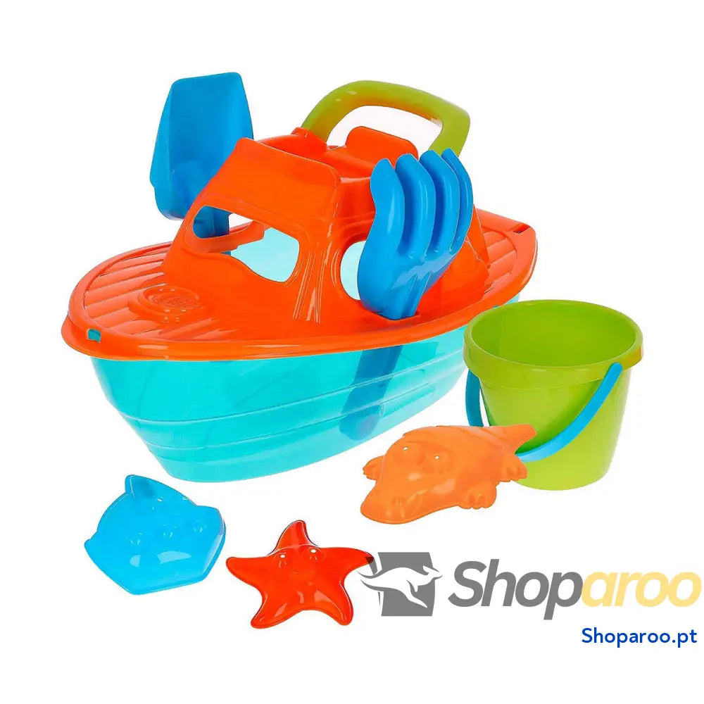Conjunto de brinquedos praia Colorbaby Barco