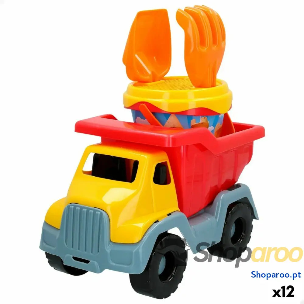 Conjunto de brinquedos praia Colorbaby MR CRABY CONSTRUCTION Polipropileno (12 Unidades)