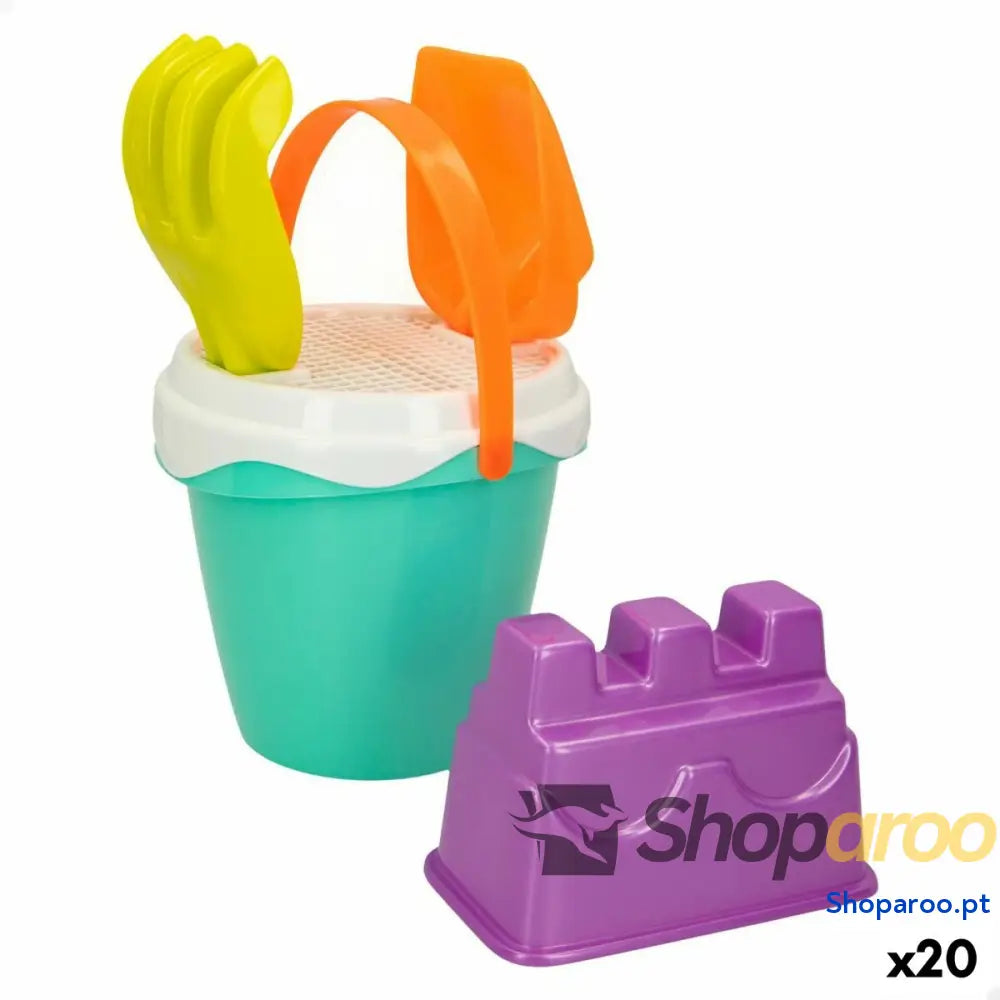 Conjunto de brinquedos praia Colorbaby Ø 14 cm (20 Unidades)