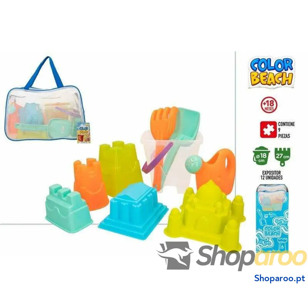 Conjunto de brinquedos praia Colorbaby Ø 18 cm