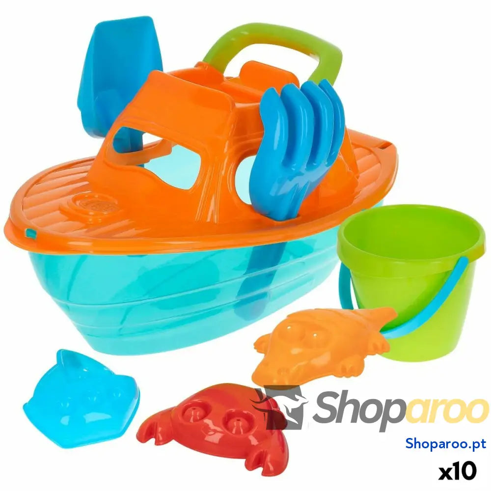 Conjunto de brinquedos praia Colorbaby Polipropileno (10 Unidades)