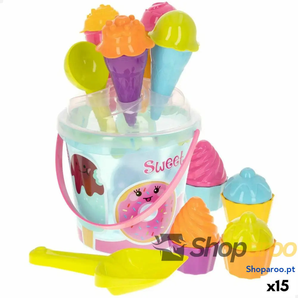 Conjunto de brinquedos praia Colorbaby Polipropileno (15 Unidades)