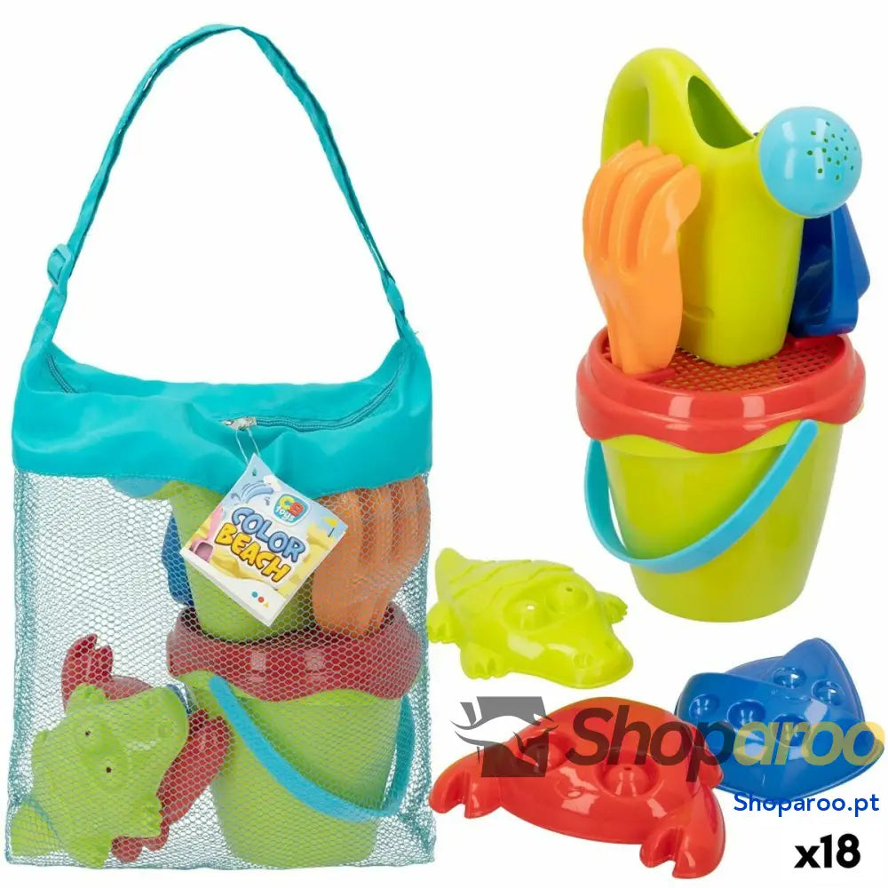 Conjunto de brinquedos praia Colorbaby Polipropileno (18 Unidades)