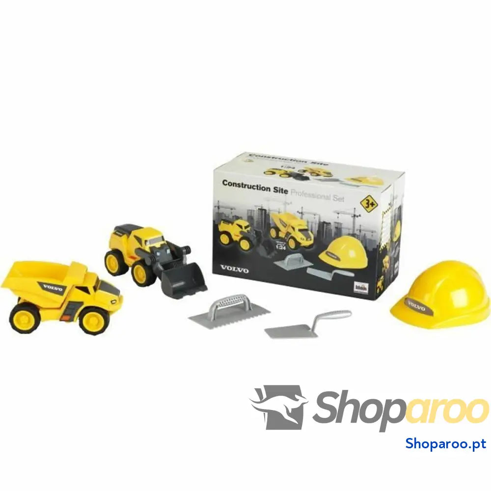 Conjunto de brinquedos praia Klein Volvo Power Amarelo