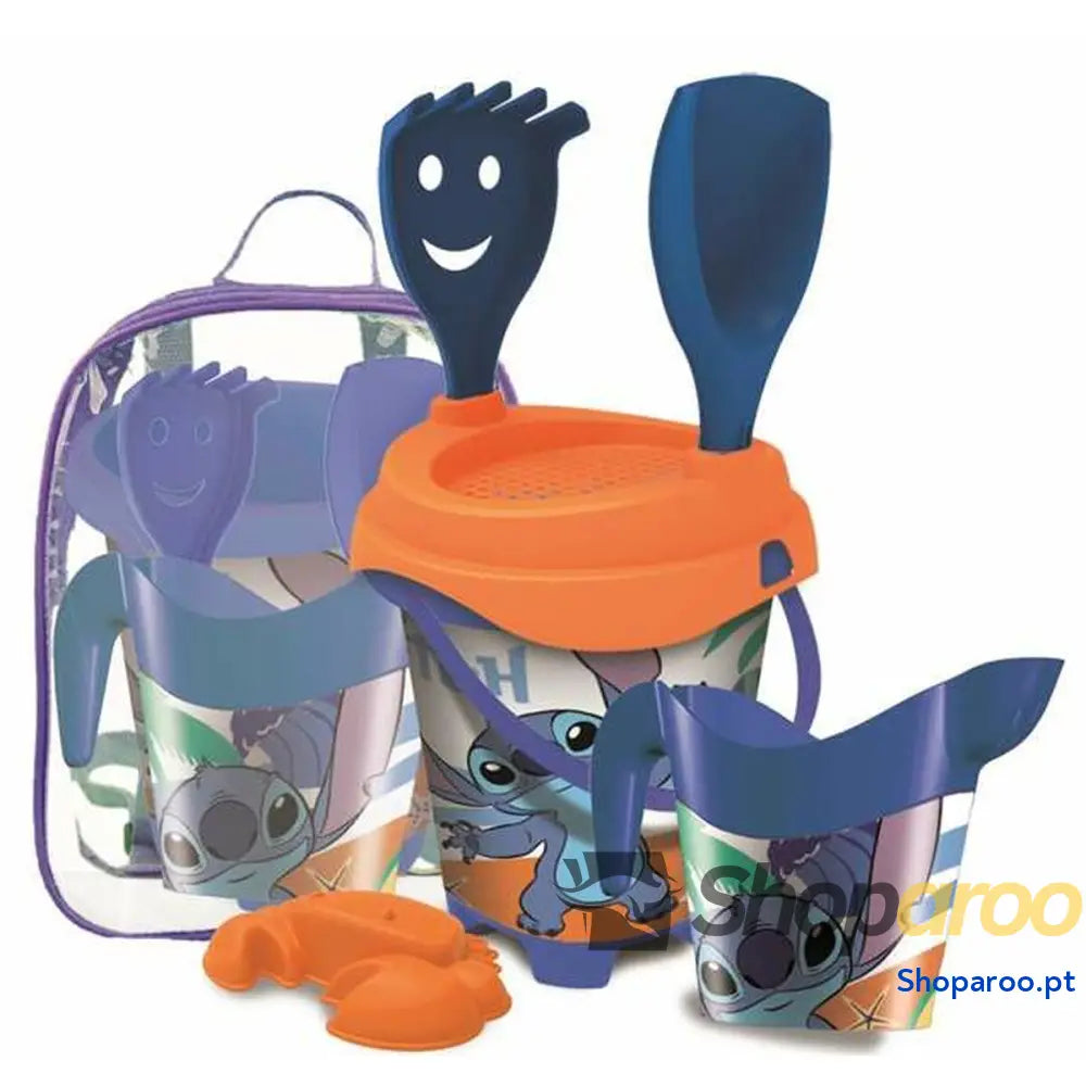 Conjunto de brinquedos praia Stitch Mochila
