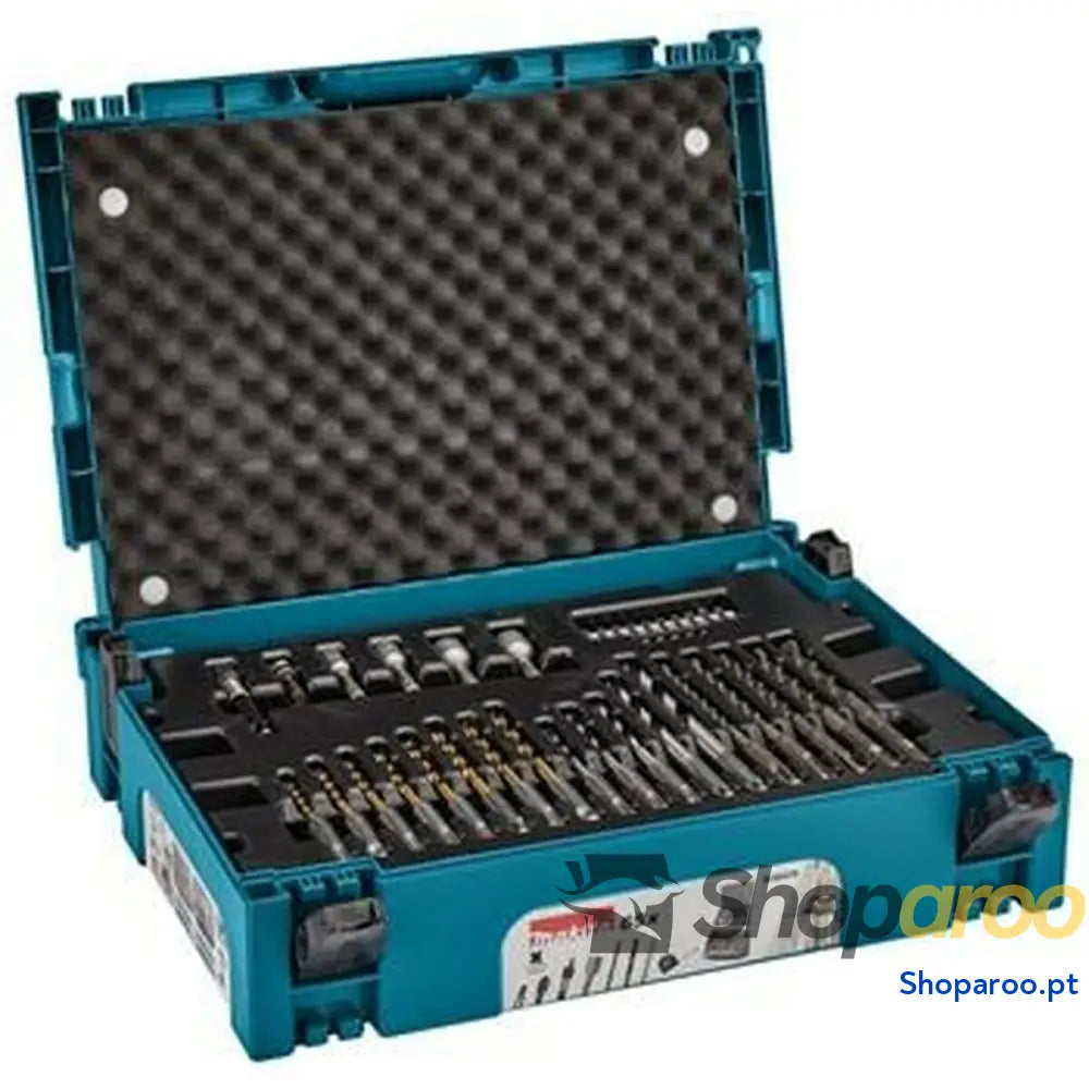 Conjunto de brocas e pontas Makita B-69478 Porta-brocas Alumínio 65 Peças