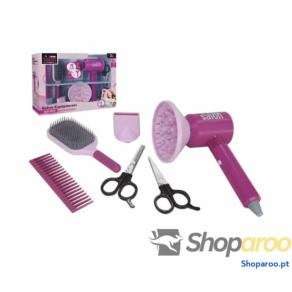 Conjunto de Cabeleireiro Infantil 33 cm