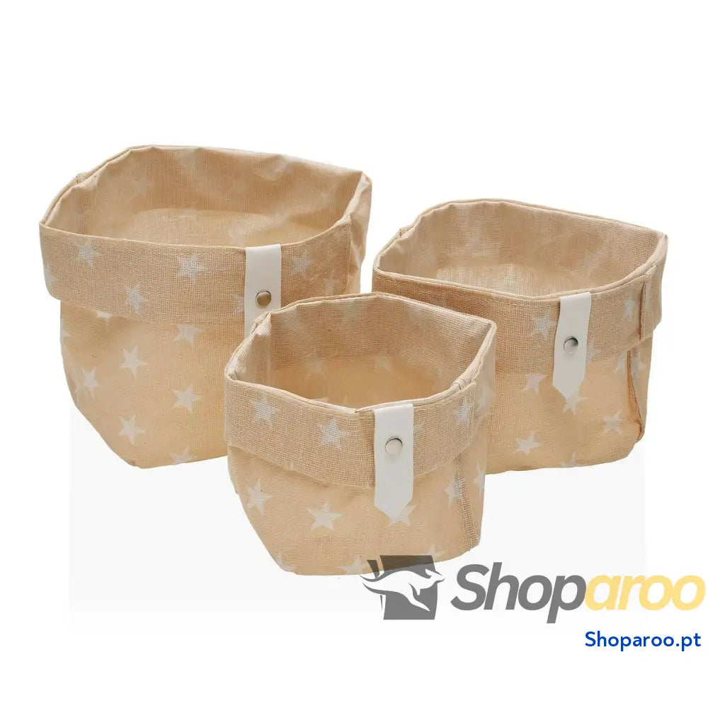 Conjunto de Caixas Organização Empilháveis Versa Stars 10 x cm 14 12
