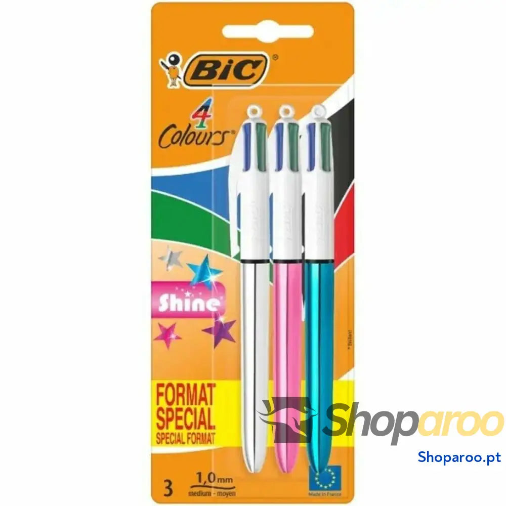 Conjunto de Canetas Bic 4 Colors Shine 9122751