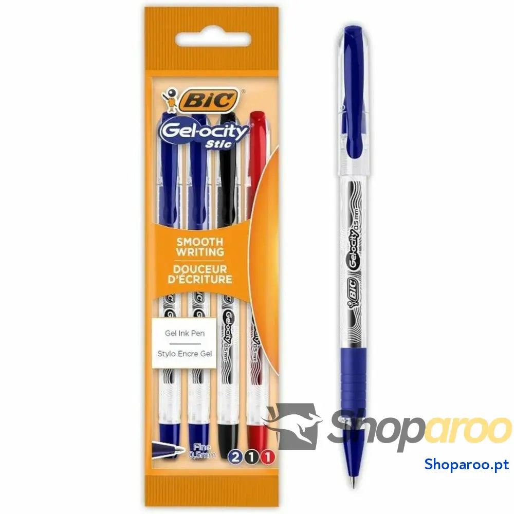 Conjunto de Canetas Bic Gelocity Stic 992599