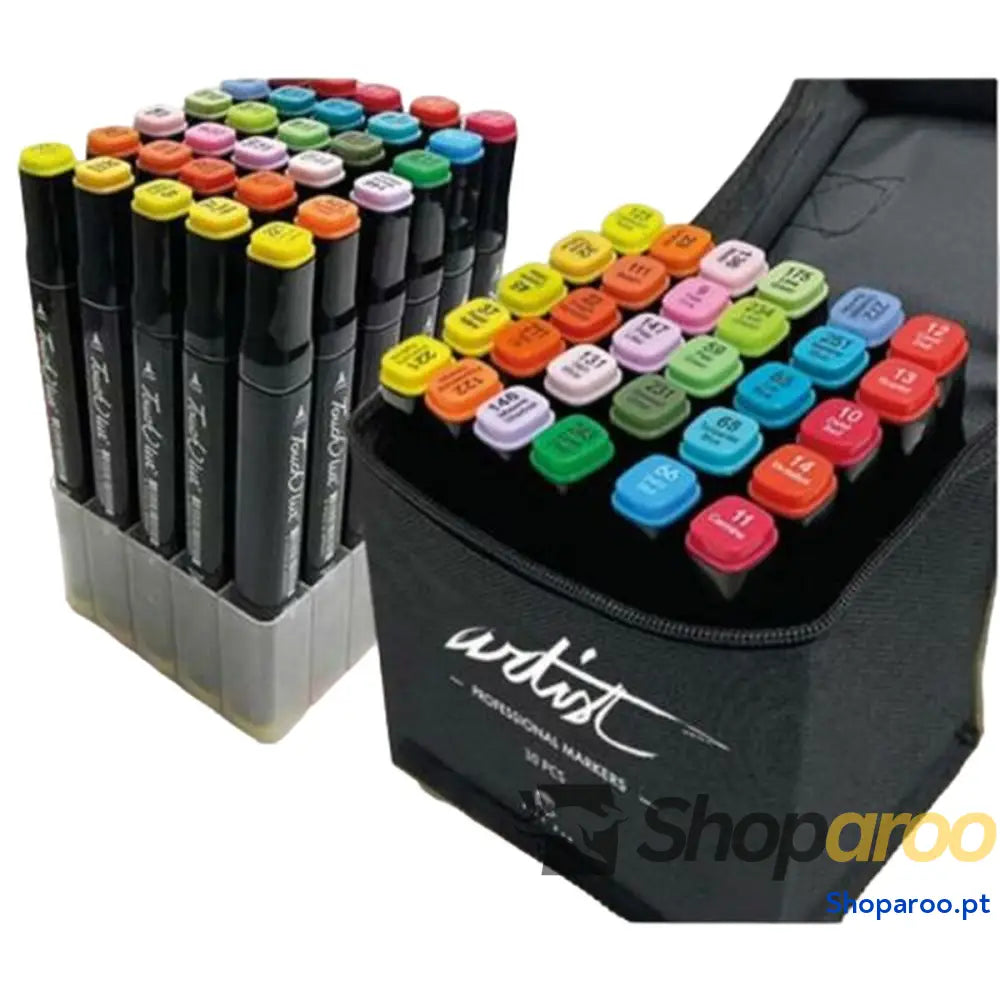 Conjunto de Canetas de Feltro Alex Bog Luxury Canvas Gama Artist 30 Peças Multicolor