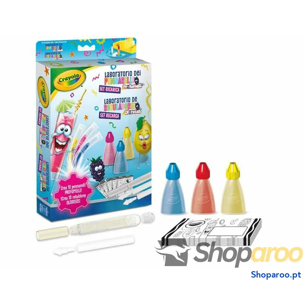 Conjunto de Canetas de Feltro Crayola Plástico Multicolor Neon