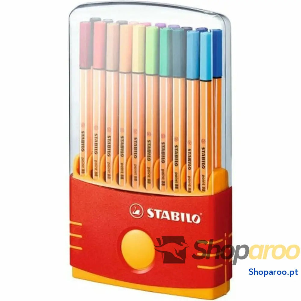 Conjunto de Canetas de Feltro Stabilo 8820-03 Multicolor 0,4 mm (20 Peças)