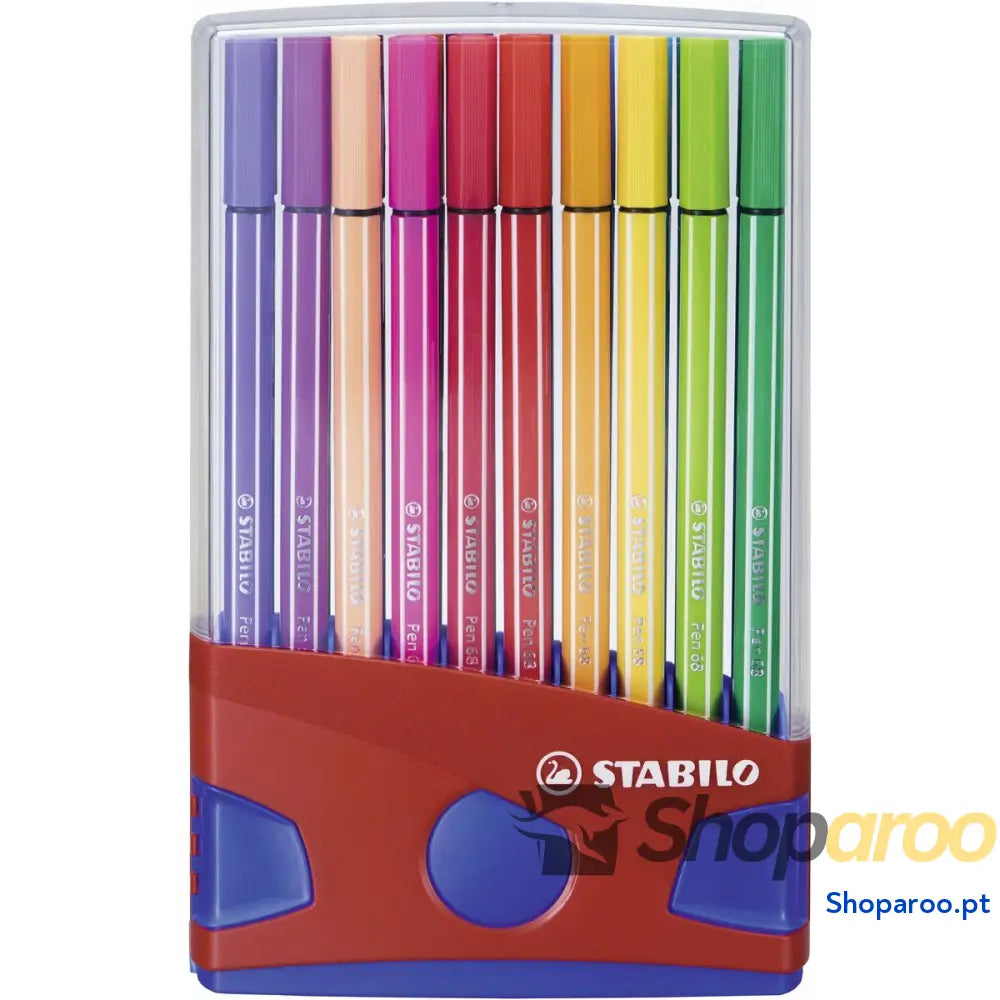 Conjunto de Canetas de Feltro Stabilo Pen 68 Mini Multicolor