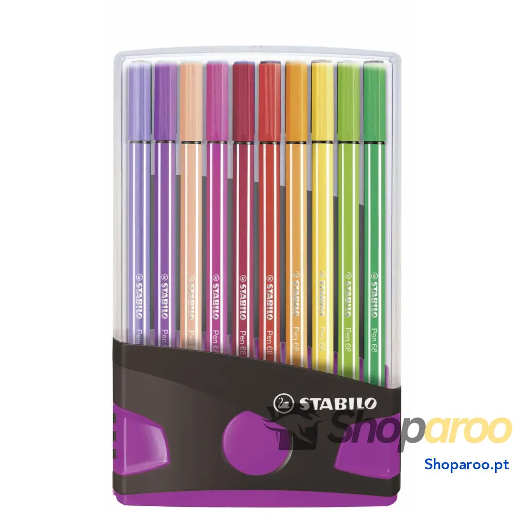 Conjunto de Canetas de Feltro Stabilo Pen 68 Multicolor