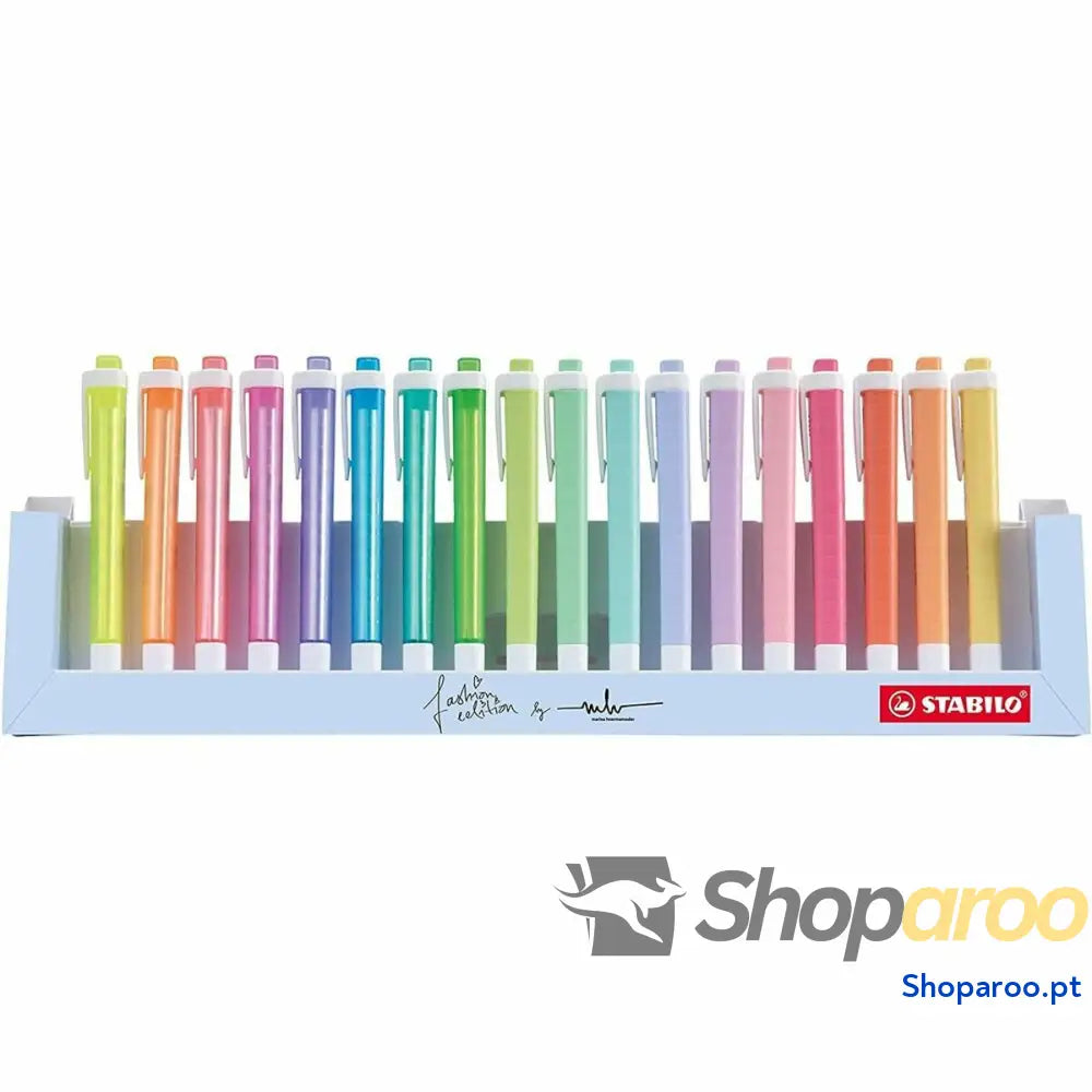 Conjunto de Canetas de Feltro Stabilo swing cool Deskset Plástico (18 Peças)