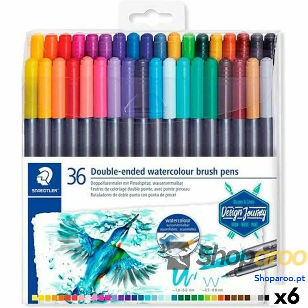 Conjunto de Canetas de Feltro Staedtler Design Journey (6 Peças) (6 Unidades)