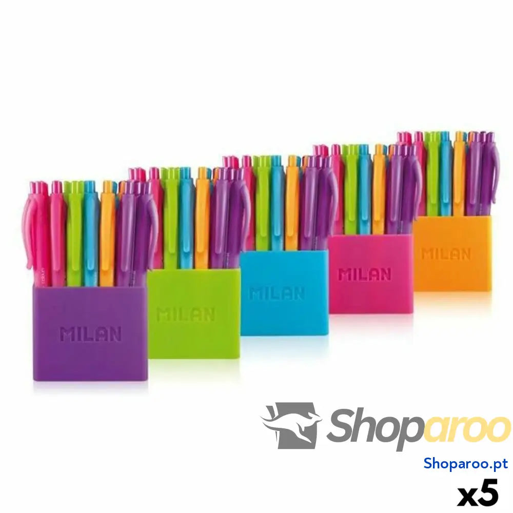 Conjunto de Canetas Milan P1 Touch Multicolor 1 mm (5 Unidades)