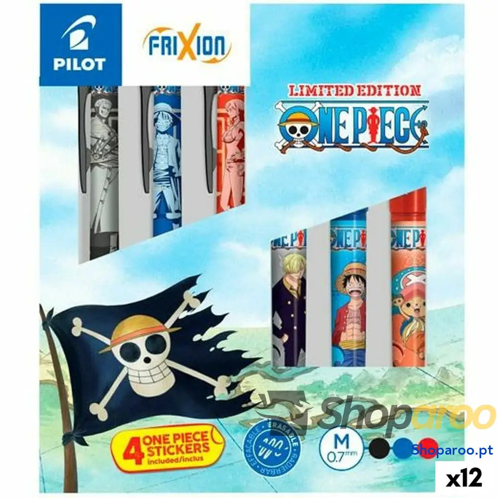 Conjunto de Canetas Pilot FRIXION BALL ONE PIECE Multicolor 0,7 mm 6 Peças (12 Unidades)