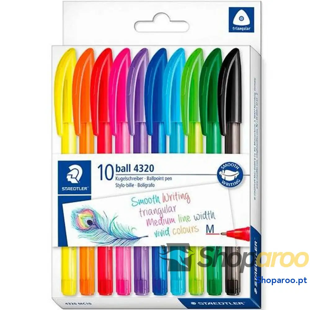 Conjunto de Canetas Staedtler 4320 M Multicolor 1 mm 10 Peças