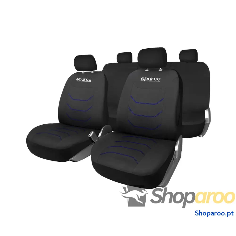 Conjunto de Capas para Assentos Sparco Corsa Preto/Azul