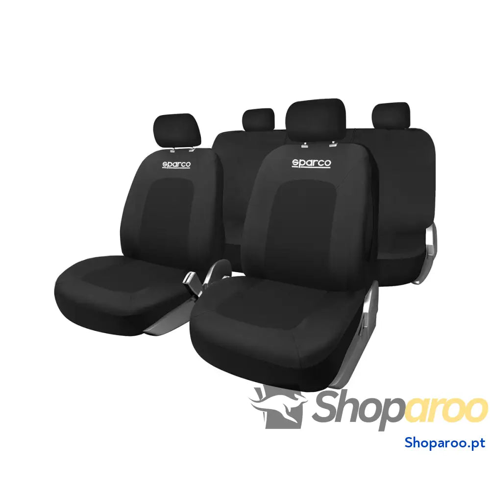 Conjunto de Capas para Assentos Sparco Sport Preto