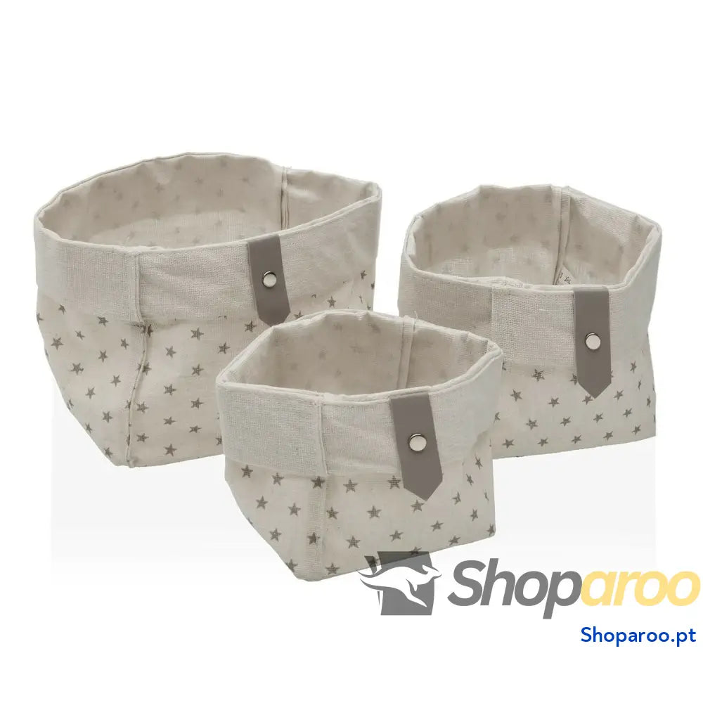 Conjunto de Cestas Versa 14 x cm Estrelas