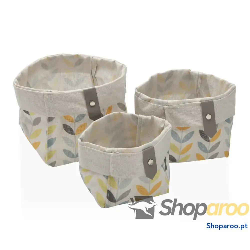 Conjunto de Cestas Versa Erin 14 x cm Quadrado