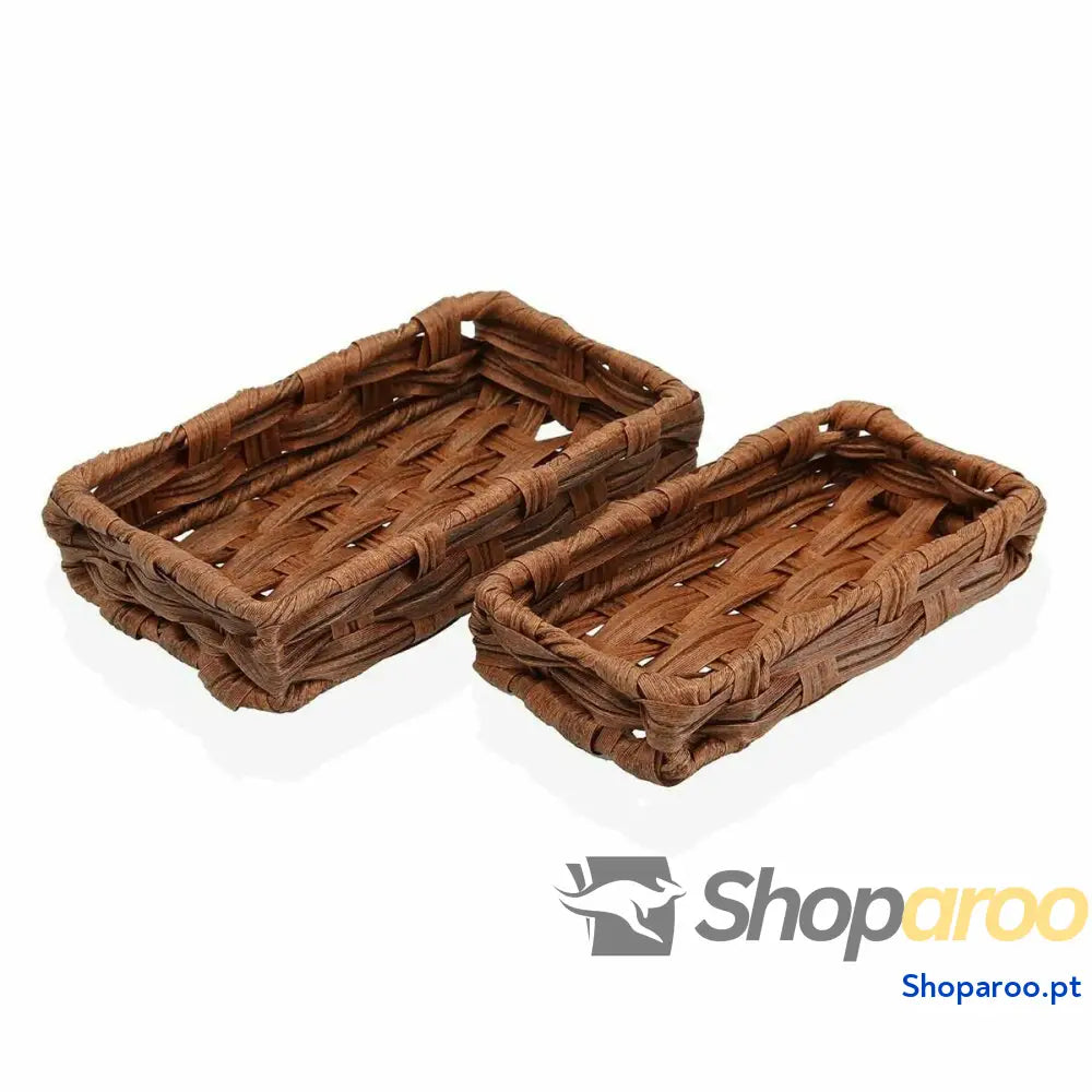Conjunto de Cestas Versa Polietileno (11 x 4 20 cm) (2 pcs)