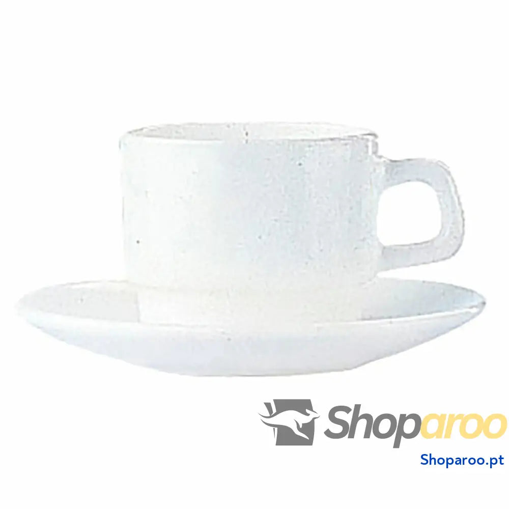 Conjunto de Chávenas Arcoroc Restaurant Branco 250 ml 6 Peças