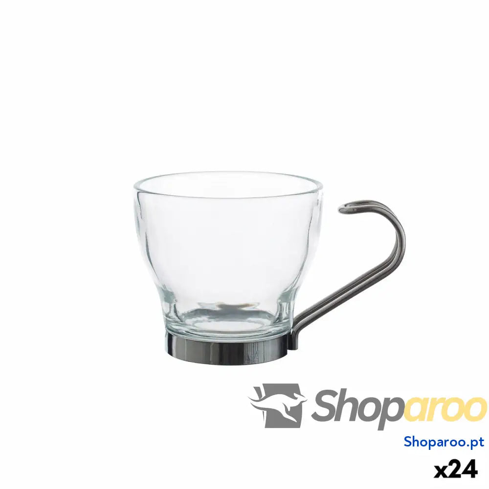 Conjunto de Chávenas Café La Mediterránea Amberg 100 ml 3 Peças (24 Unidades)