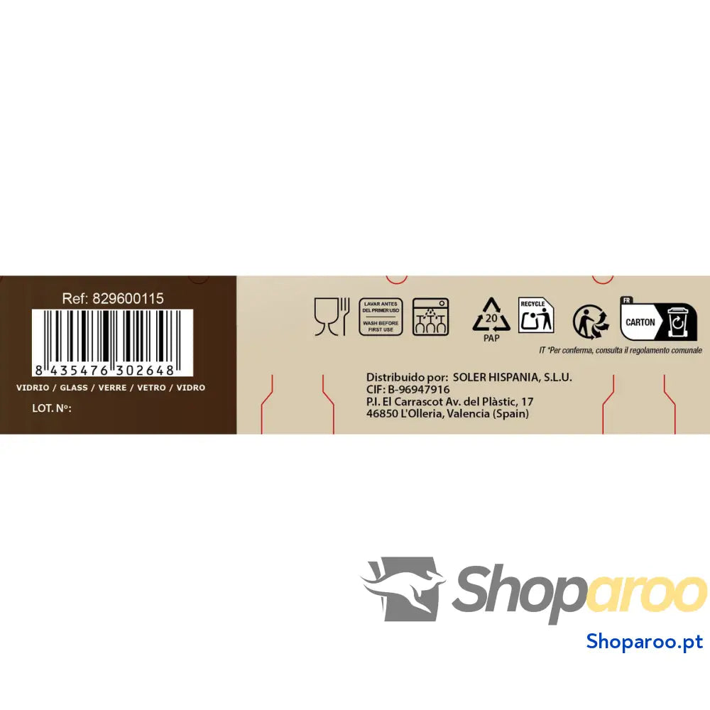 Conjunto de Chávenas Café La Mediterránea Lima diamond 2 Peças (36 Unidades)