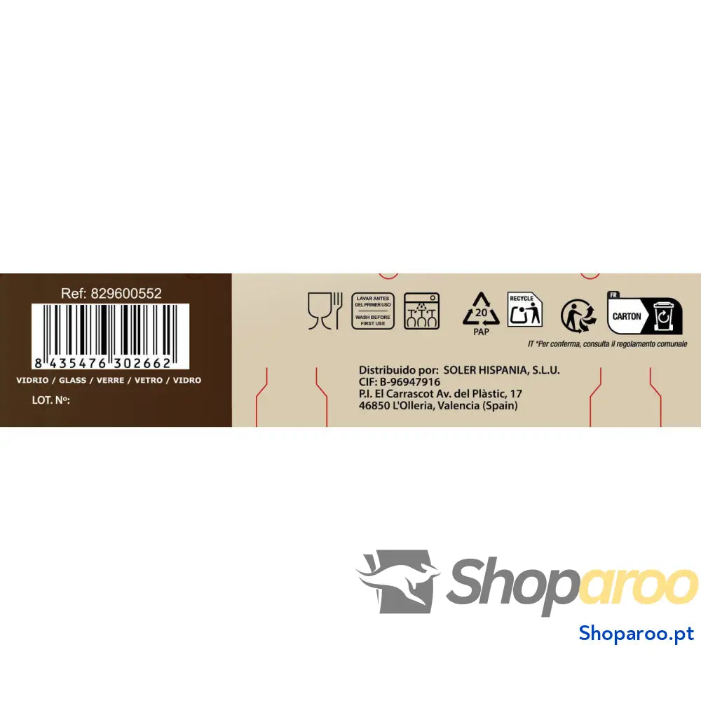 Conjunto de Chávenas Café La Mediterránea Lima liso 2 Peças (36 Unidades)