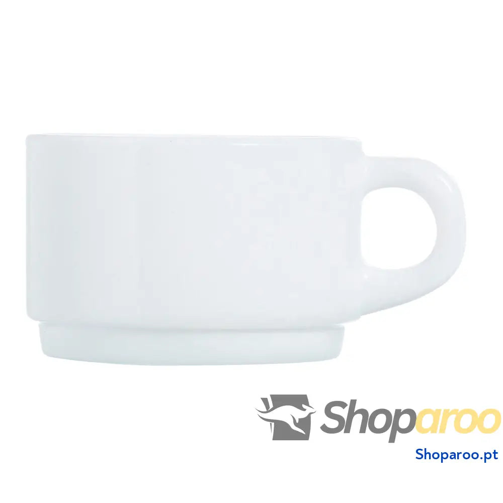 Conjunto de Chávenas Luminarc Apilable Branco 280 ml Empilhável (6 Unidades)