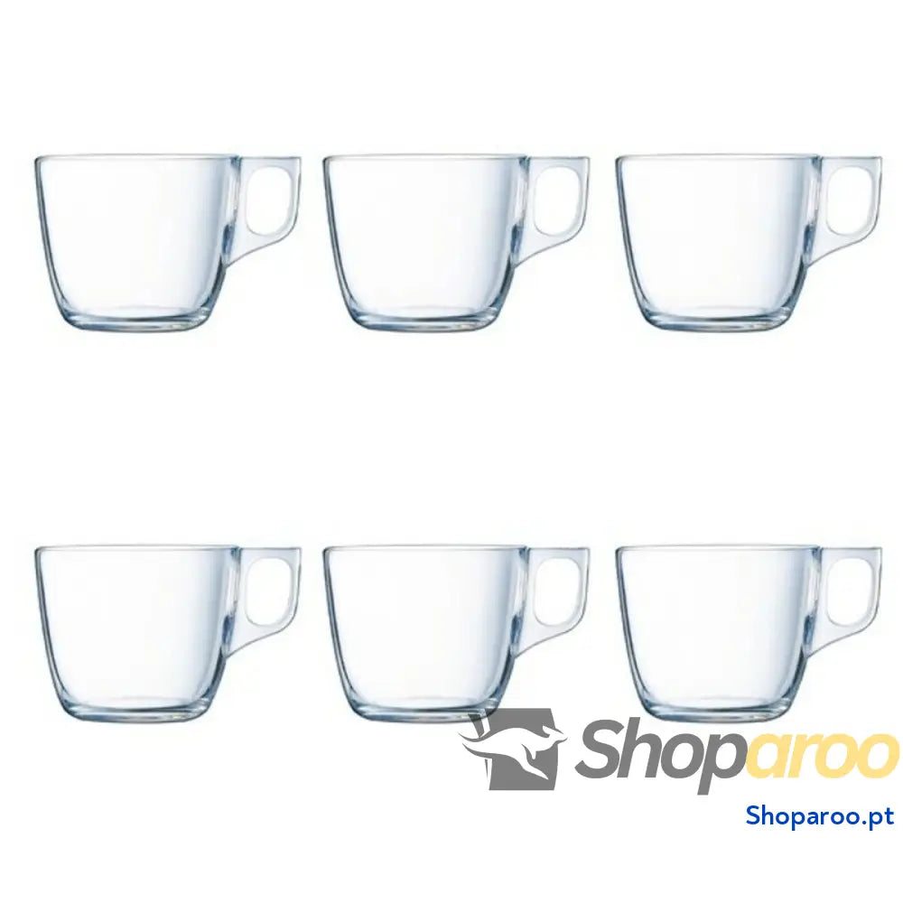 Conjunto de Chávenas Luminarc Nuevo Transparente 220 ml 6 Peças
