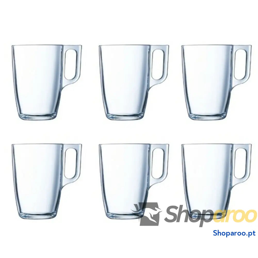 Conjunto de Chávenas Luminarc Nuevo Transparente Vidro 320 ml (6 Peças)