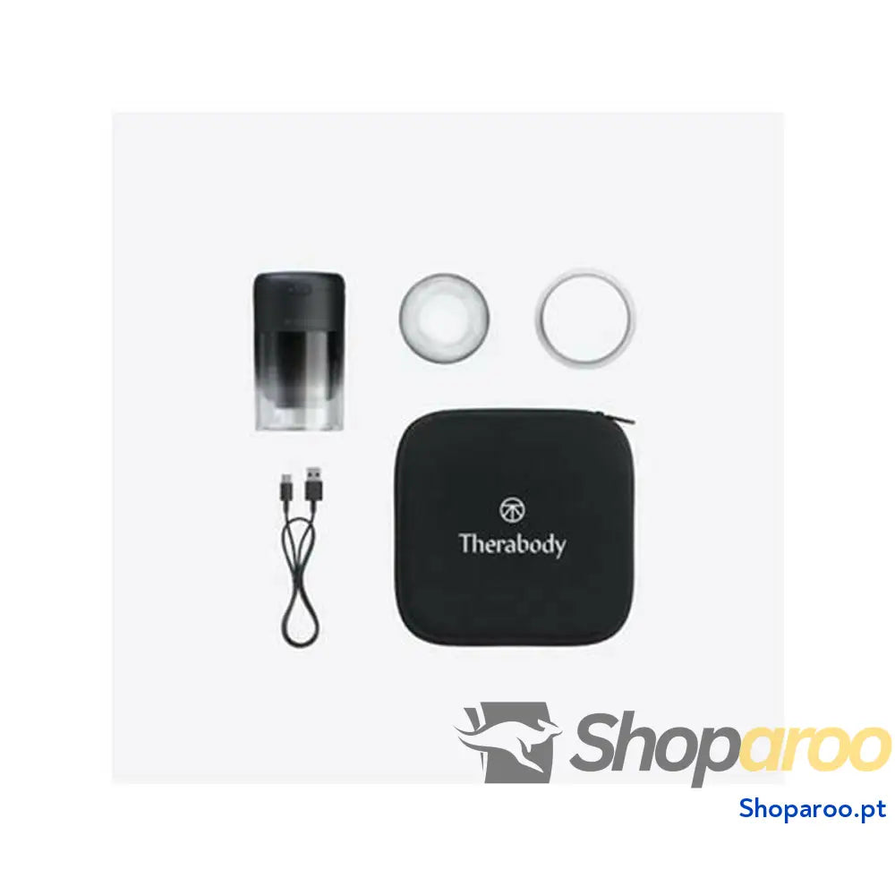 Conjunto de Chávenas Therabody Preto Transparente