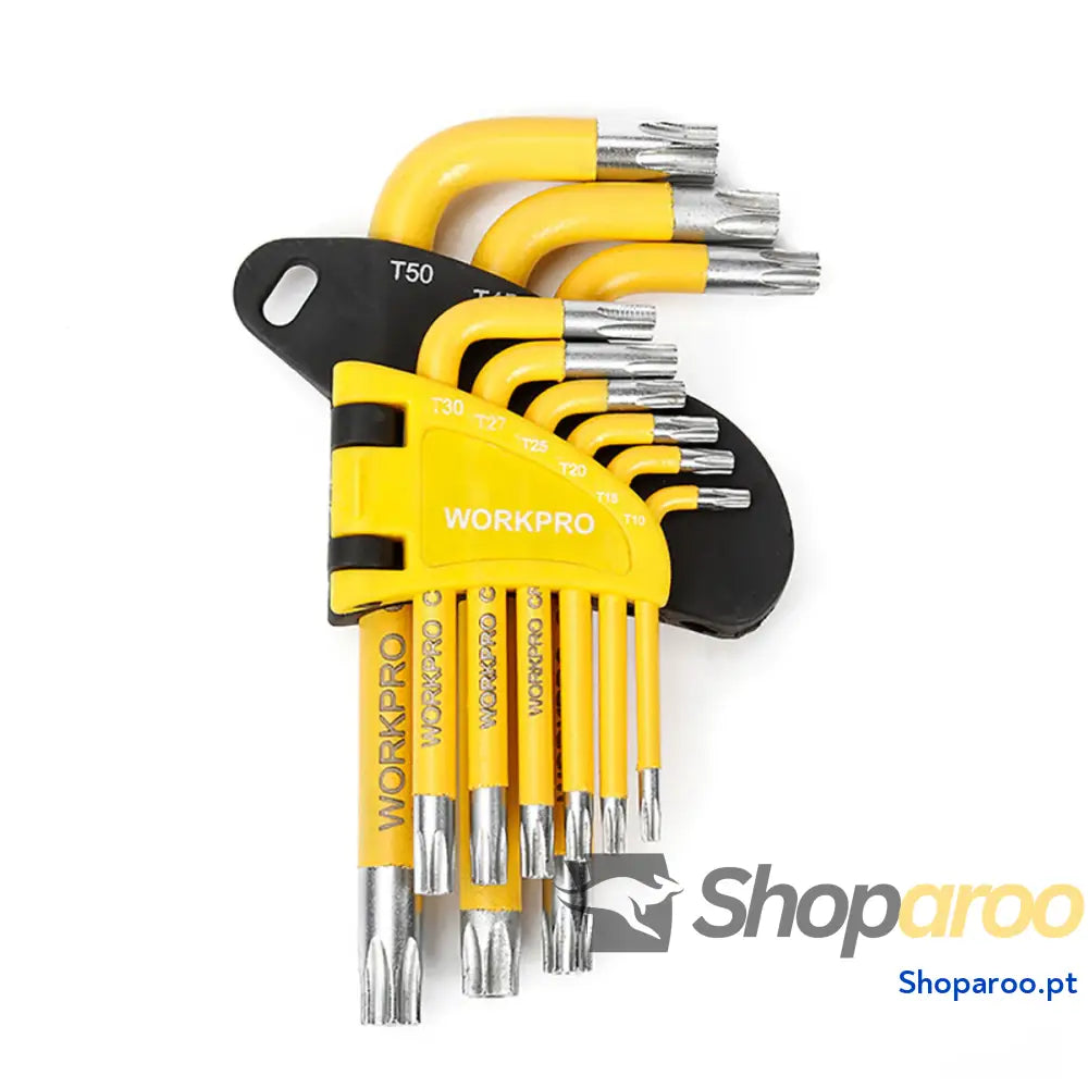 Conjunto de Chaves Torx Workpro 9 Peças