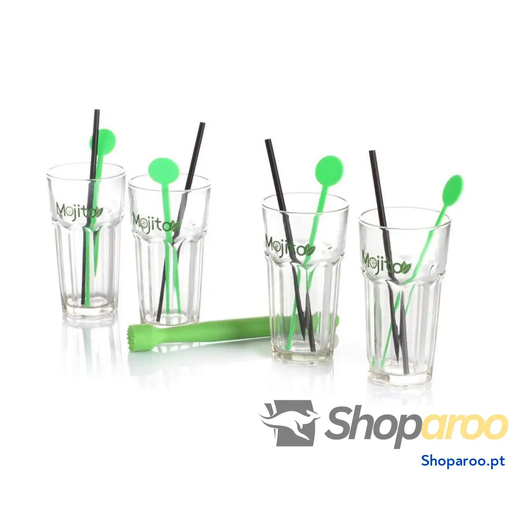Conjunto de Cocktail Secret de Gourmet Cristal Polipropileno