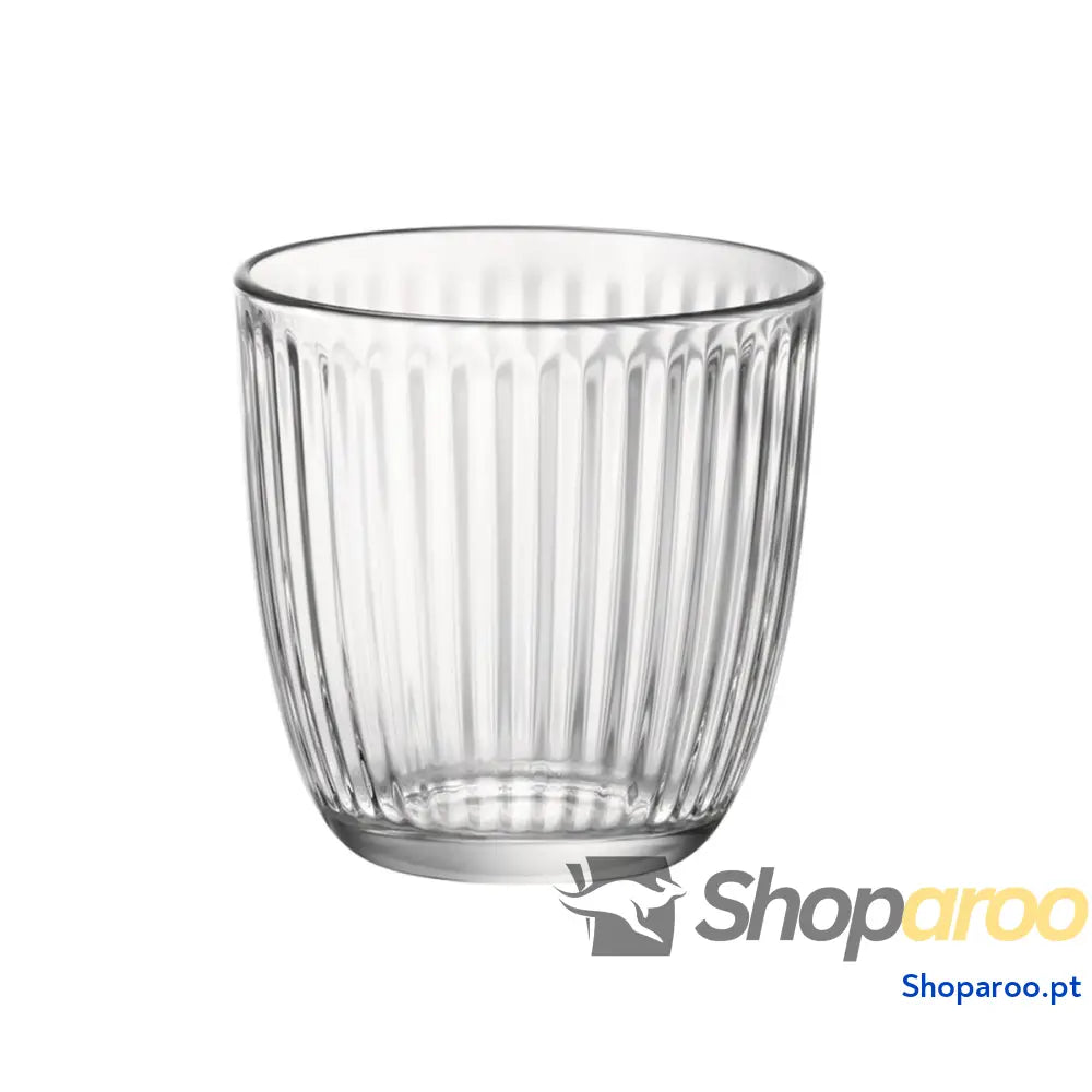 Conjunto de Copos Bormioli Rocco Line Transparente Vidro Com relevo 290 ml 6 Unidades