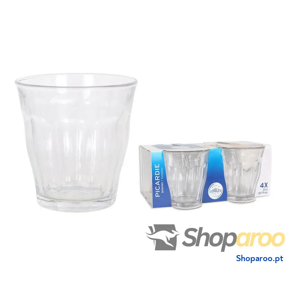 Conjunto de Copos Duralex DXT01213 Cristal 310 ml (4 Unidades)