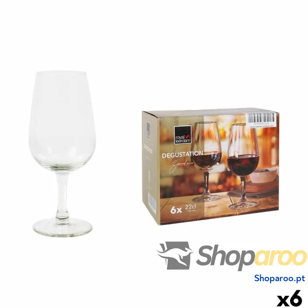 Conjunto de copos vinho Royal Leerdam Degustation 22 cl (6 Unidades)