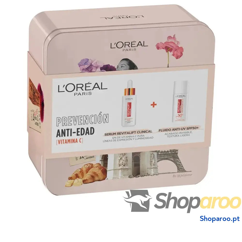 Conjunto de Cosmética L'Oreal Make Up REVITALIFT CLINICAL 2 Peças