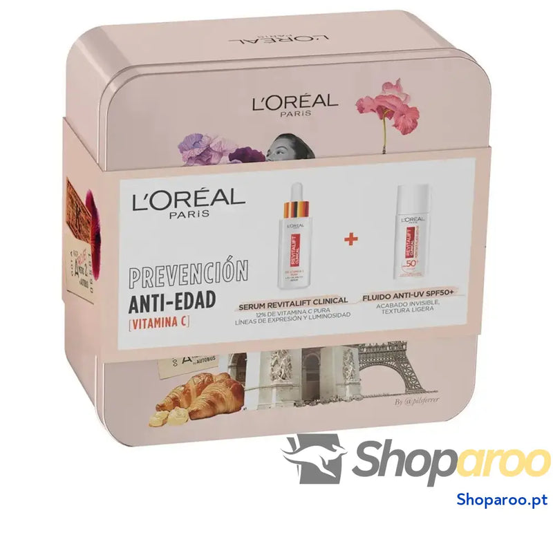 Conjunto de Cosmética L'Oreal Make Up REVITALIFT CLINICAL 2 Peças